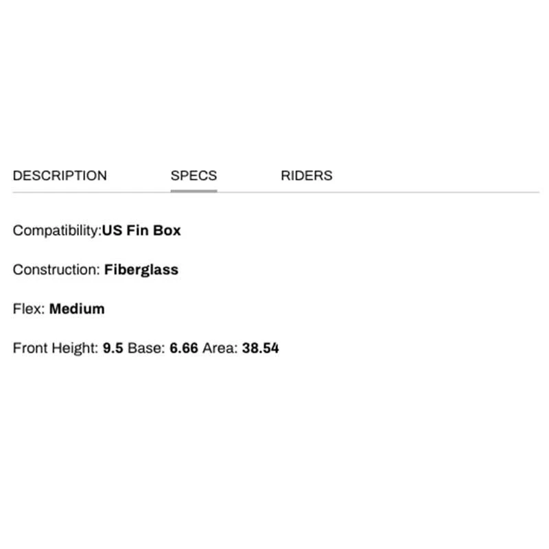 Ailerons Longboard Captain Fin Christenson Tracker - Smoke – Image 2