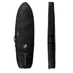 Housse Surf Creatures Of Leisure Travel Double DT2.0 Fish - Black / Silver