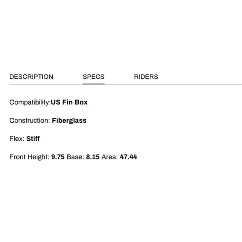 Ailerons Longboard Captain Fin Tyler Warren Pivot - 9.75" – Image 3