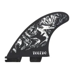 Ailerons Surf Fcs II Felipe Toledo PC - Black White - 3 Dérives