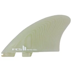 Ailerons Surf Fcs II Retro Keel Performance Glass - Clear