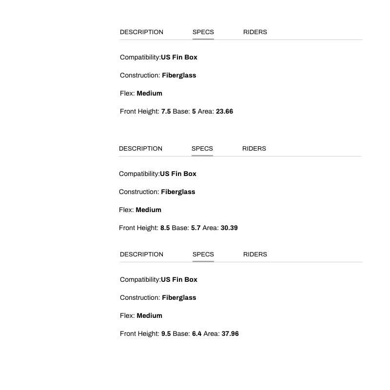 Ailerons Longboard Captain Fin Alex Knost Classic – Image 2