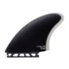 Ailerons Surf Captain Fin Captain Twin Keel Fiber Glass - Black - 2 Dérives