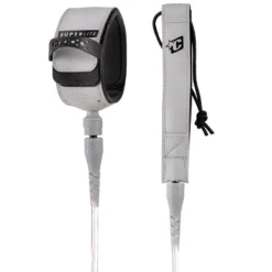 Leash Surf Creatures Of Leisure Superlite Pro - White Speckle Black 6'0'' / 183 Cm